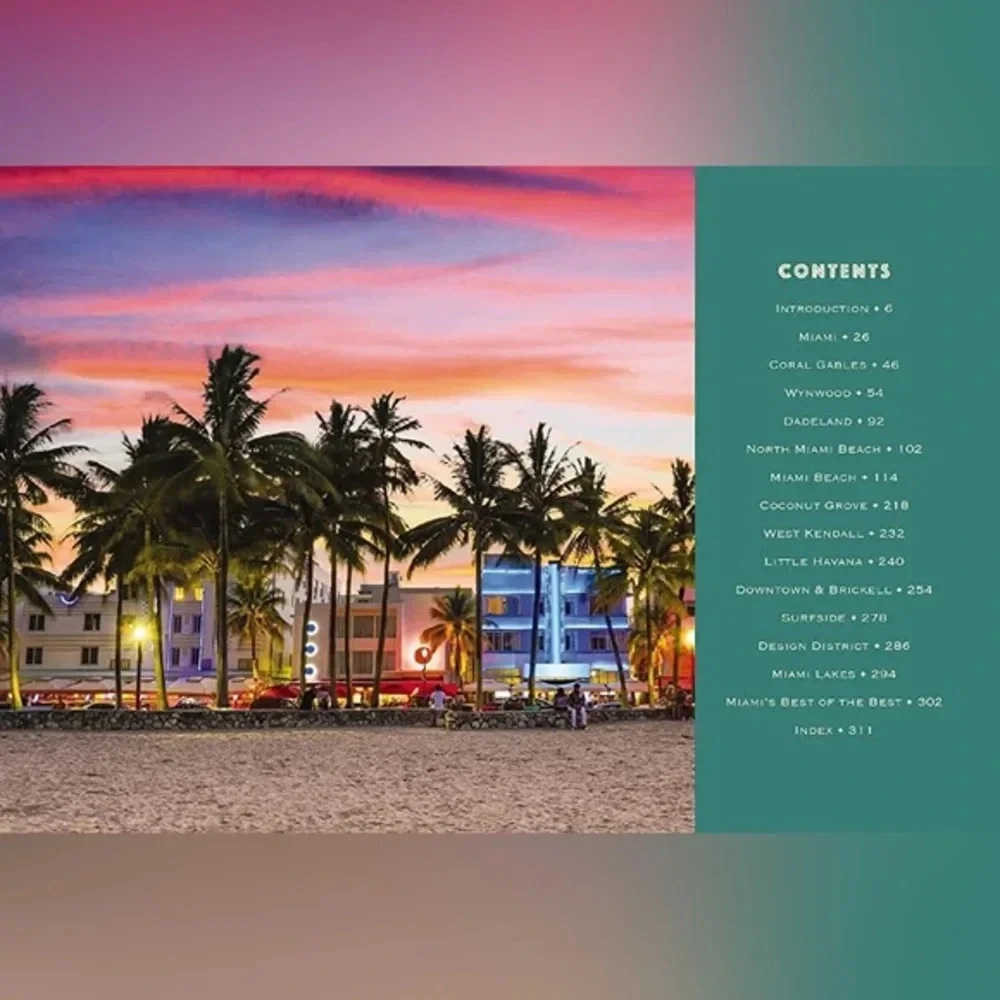 Miami Cocktails: An‎ Elegant Collection of over 100 Recipes Hardcover Book